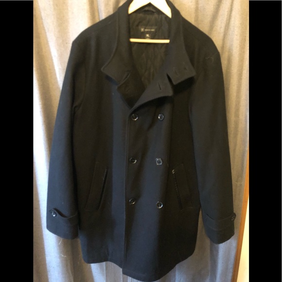 INC Conceptions Peacoat-XL-Black - Picture 1 of 2